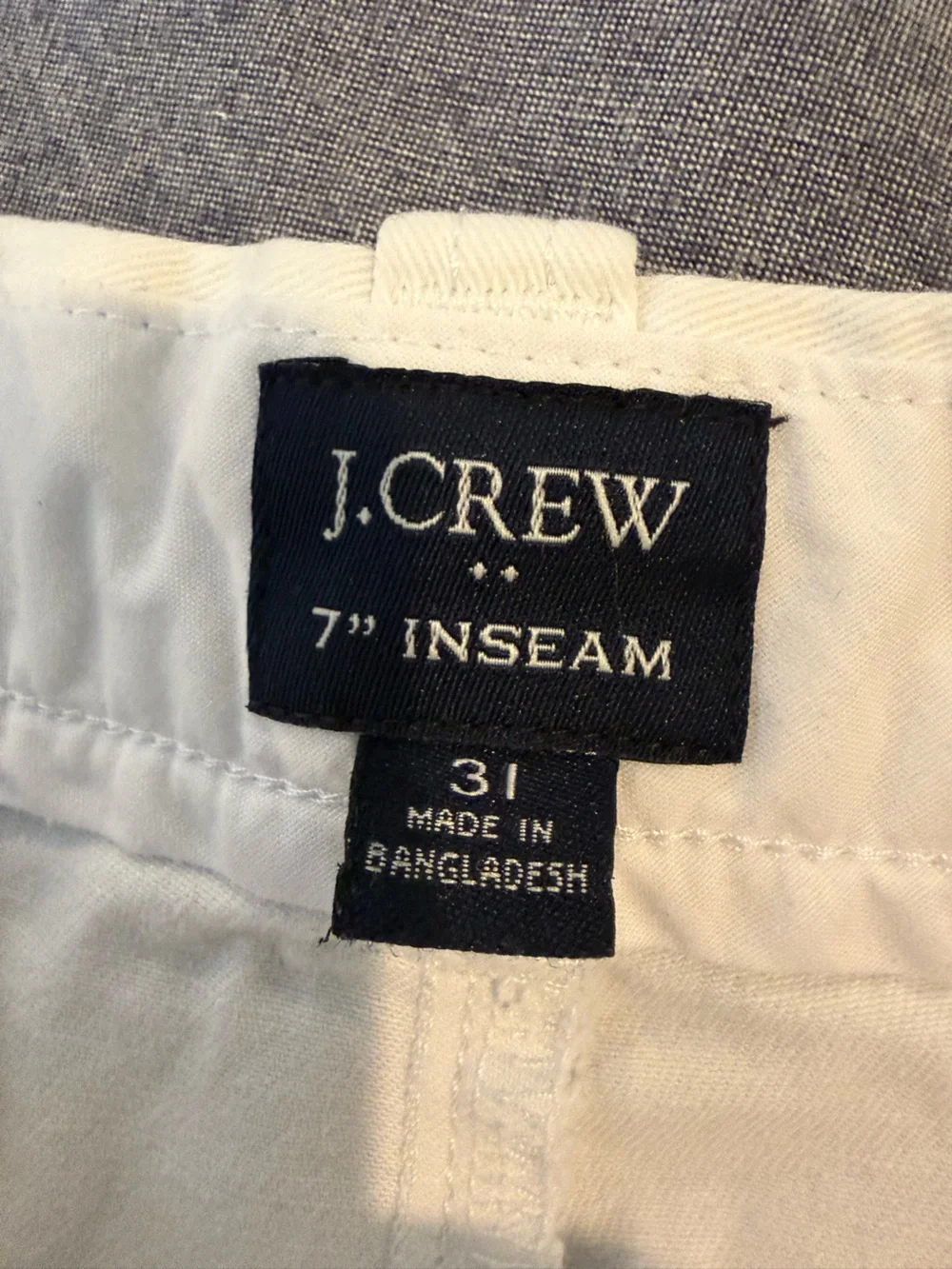 Two pairs of mens J. Crew Flat-Front Cotton Shorts
